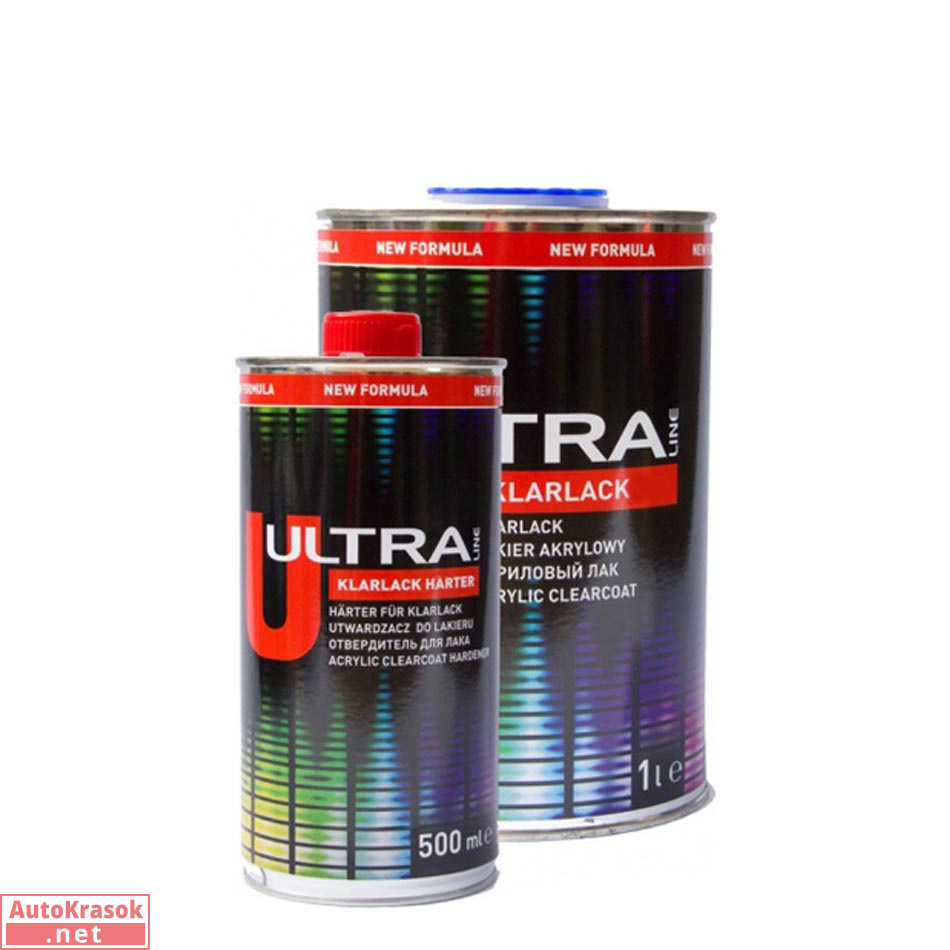 Лак акриловый ULTRA KLARLACK 410 GLOSS высокоглянцевый, 1+0,5л (комплект), Novol