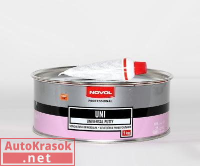 Шпатлевка Unisoft (Унисофт) Новол, 1 кг универсальная, 1153, Novol