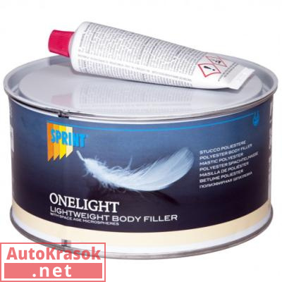 S61 Шпатлевка Sprint легкая Onelight, уп. 1кг, S611264001, SPRINT ICR