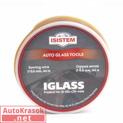 Струна квадратная IGLASS, сечение 0,6мм х 0,6мм длина 44м, IS-IGL-CW-44M, ISISTEM