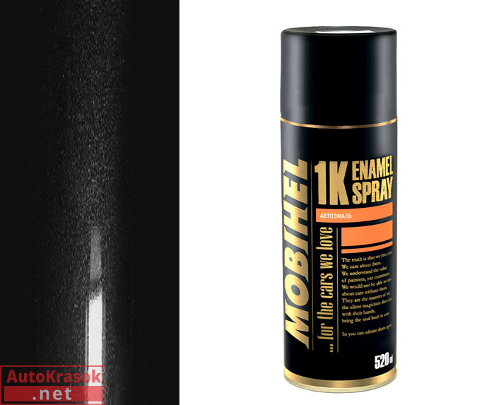 600 черная UNI, аэрозоль металлик, 520 мл, 47898502А, MOBIHEL