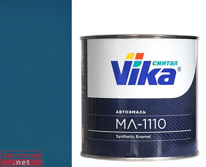 1115 синяя, меламиноалкидная МЛ-1110, 2 кг, VIKA