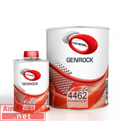Грунт HS GR4462 Rapid Filler, 4:1 светло-серого цвета, с отвердителем Н600, 1+0,25л (комплект) G-GR4462-LIGHTGREY-H600-1, General