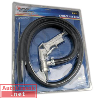 Пистолет пескоструйный Voylet S-3, с шлангом, , VOYLET