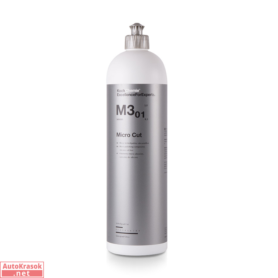Micro Cut M3.01 1л.  Полировальная паста антиголограммная (P3000), 349001, Koch Chemie