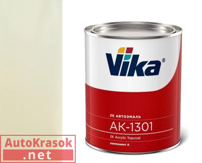 Краска 233 белая, акриловая эмаль АК1301, 0,85 кг,  VIKA