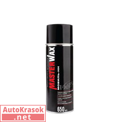 Антикоррозийный состав цинк-спрей, Мовиль-НН, баллон с трубкой, 650 мл, MasterWax