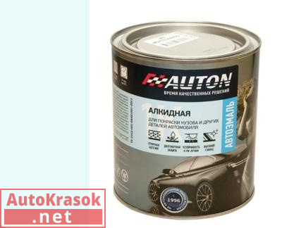 Краска 202 белая, автоэмаль алкидная 1К, 0.8 л, ATN-P07188-08 AUTON