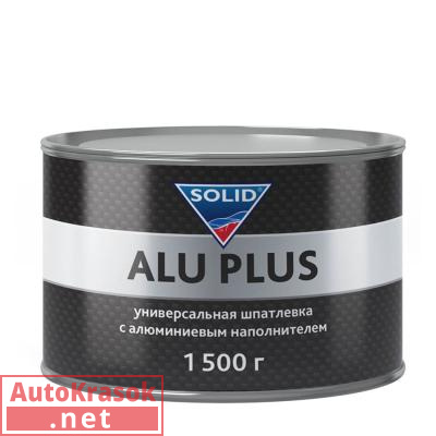 Шпатлевка универсальная с алюминием PROFESSIONAL LINE ALU PLUS, 1,5 кг, 509.0505, SOLID