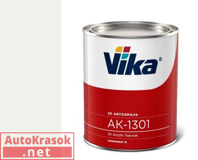 Краска RAL 9016 белый, акриловая эмаль АК1301, 0,85 кг,  VIKA