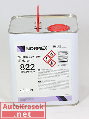 Отвердитель нормальный 822 (стандартный), 2,5л, Normex