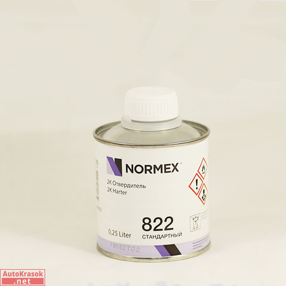 Отвердитель нормальный 822 (стандартный), 0,25 л, 30000822, Normex