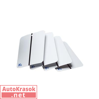 Металлические тест-панели 10,5 х 15 см, светло-серые 50 шт., 670.1015, K5