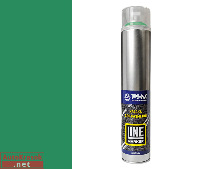 Краска для разметки, PHV line Marker, RAL6024 Зеленый, аэрозоль, 1000 мл, DETOP Краска для разметки, PHV line Marker, RAL6024 Зеленый, аэрозоль, 1000 мл, DETOP