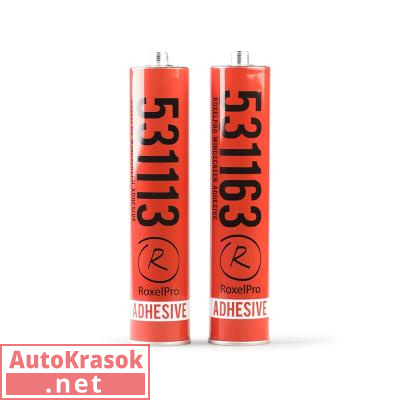 Клей для вклейки стекол, 6 часов, картридж 310 мл, 531163, RoxelPro
