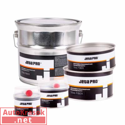 Шпатлевка со стекловолокном FIBER, зеленая, 1,8 кг, 5546/1,8, Jeta Pro