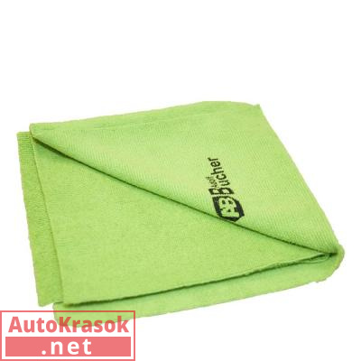 Салфетка из микрофибры Профф, зеленая, 40*40 см, 300 гр, 12.0776.20.G, Adolf Bucher