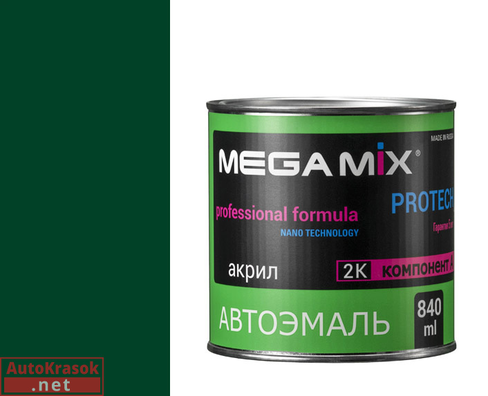 564 Кипарис, эмаль акриловая АК-1311, 0,8 кг, MegaMix 564 Кипарис, эмаль акриловая АК-1311, 0,8 кг, MegaMix