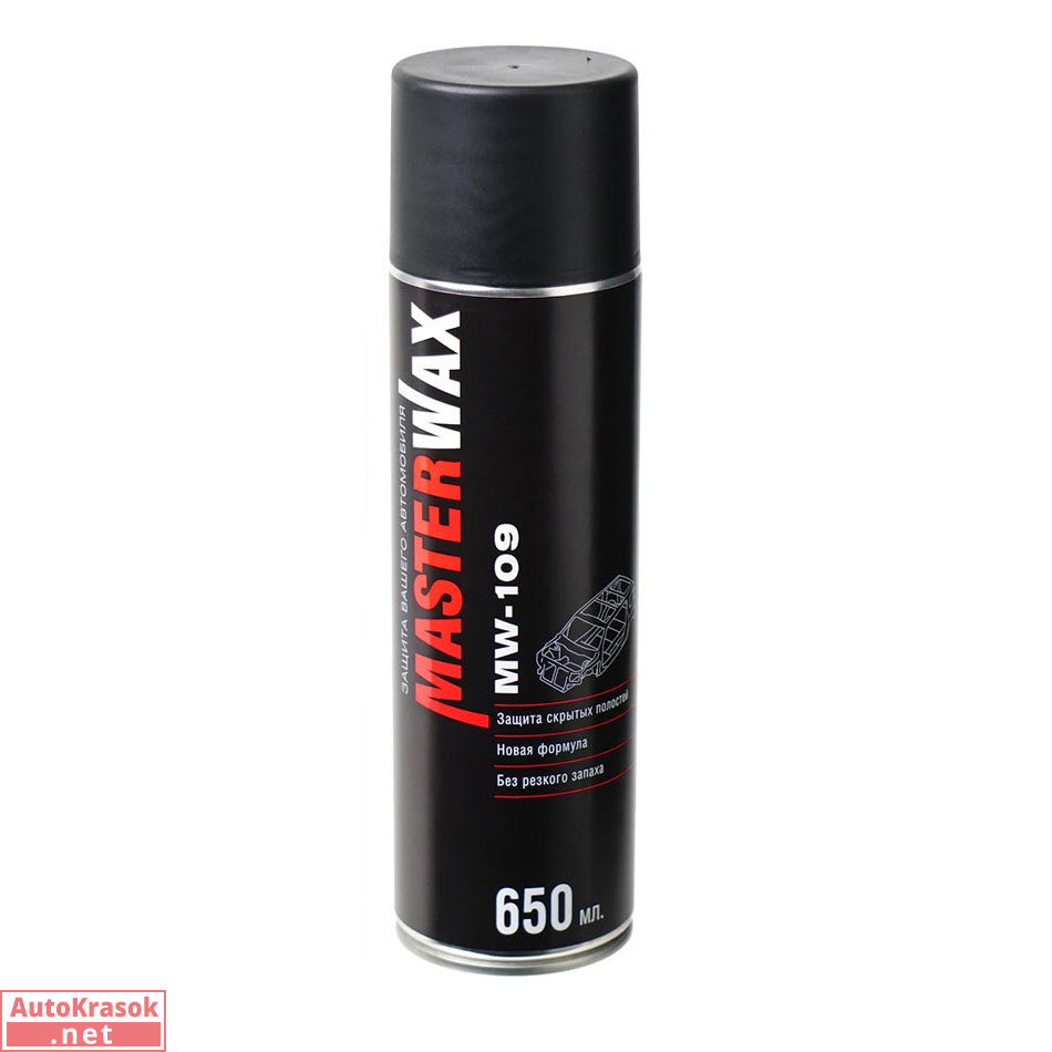 Антикоррозионный состав MW-109 (аэрозоль), 650мл трубка, MW020101 650, MasterWax
