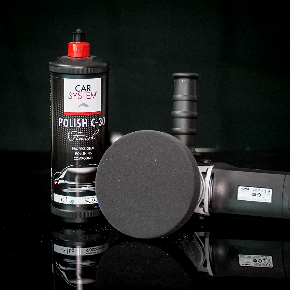 Финишный полировальный круг Finish Foam Black AH, мягкий черный, 145 мм (1шт), CarSystem Финишный полировальный круг Finish Foam Black AH, мягкий черный, 145 мм (1шт), CarSystem