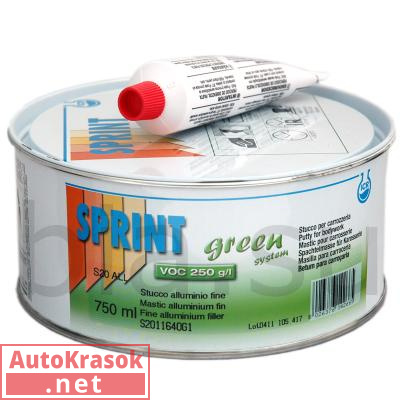 S20 Шпатлевка Спринт тонкая Alu, уп. 0,75л/1,35кг, S2011640G1, SPRINT ICR