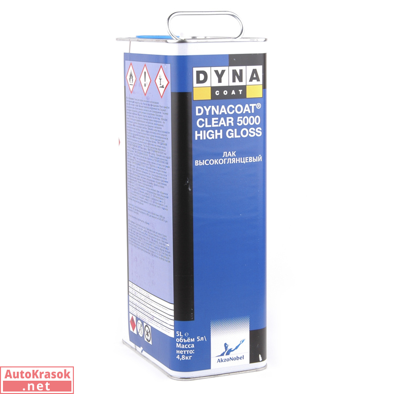 Лак Дайна Clear 5000 HS высокоглянцевый, 5 л, Dynacoat