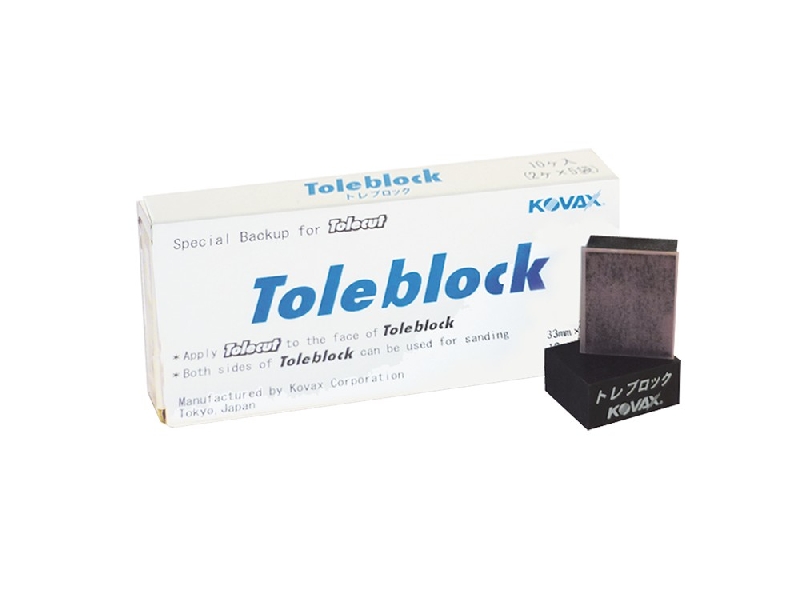 Шлифблок из резины твердый, Tolecut S, 33*28 мм, под клейкий лист, Kovax Шлифблок из резины твердый, Tolecut S, 33*28 мм, под клейкий лист, Kovax