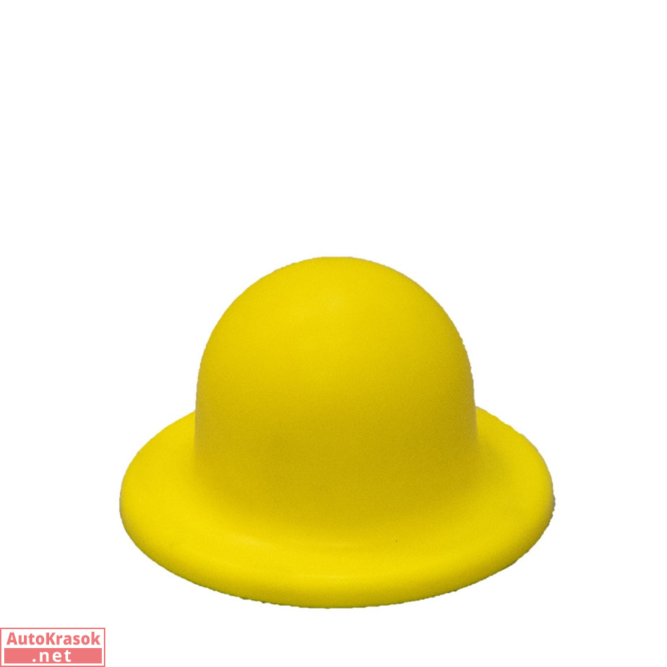 Шлифблок проявочный, аппликатор, диаметр 103 мм, желтый, 923103, 