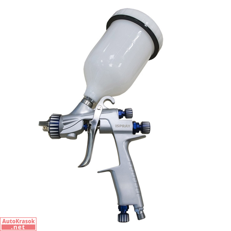 Краскораспылитель ISPRAY IW MP 20, с верхним бачком 600 мл, дюза 1,8 мм, ISISTEM