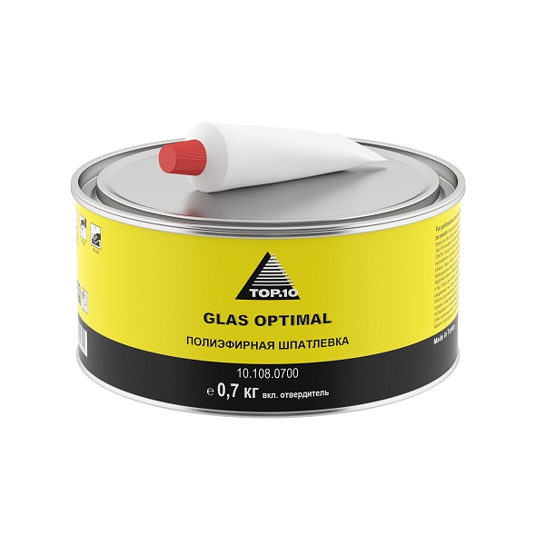 Шпатлевка GLAS OPTIMAL 0,7 кг, 10.108.0700, TOP.10