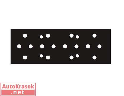 Подошва с пылеотводом для RE 21AL, 70*198 мм, Velcro, 988.001MH, Rupes