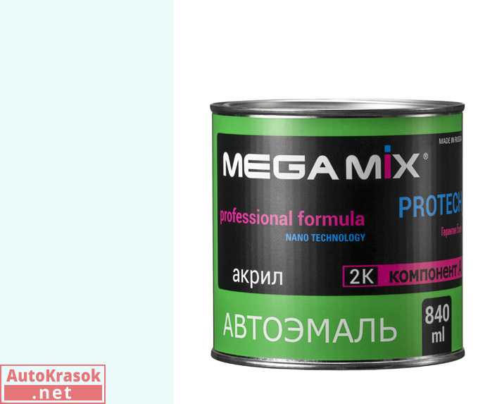 202 Белый, эмаль акриловая АК-1311, 0,8 кг, , MegaMix