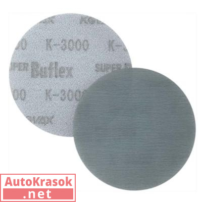 Шлифовальный круг Buflex Dry Black 75 mm на липучке K3000, Kovax