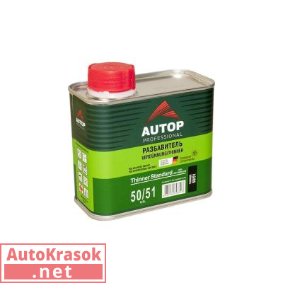Разбавитель акриловый стандартный Thinner Standard 50/51, 0,5 л, ATP-TR50/51-05, Autop