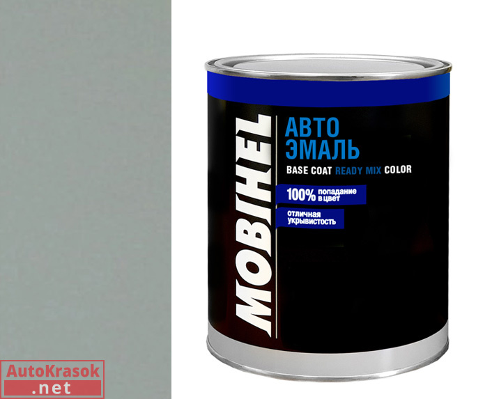 671 светло-серая, 1К автоэмаль алкидная, 1 л, MOBIHEL