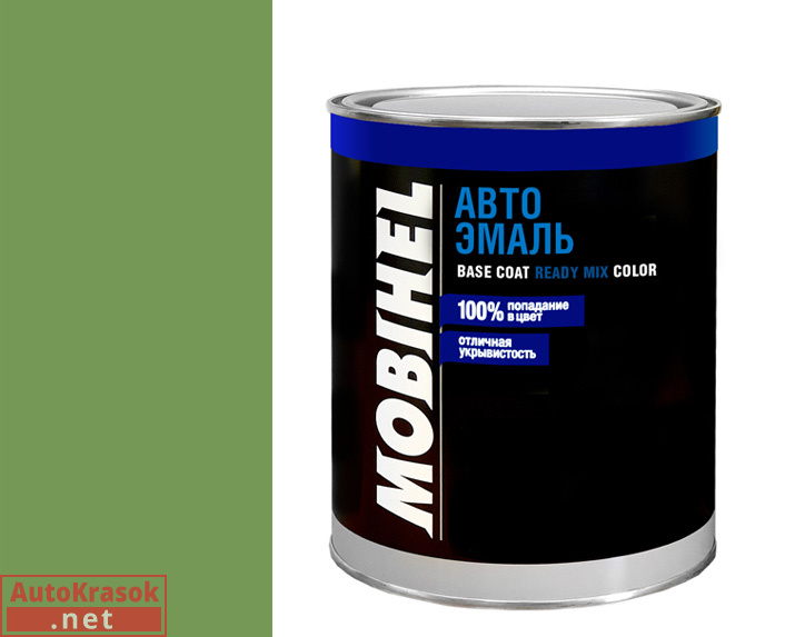 325 светло-зеленая, 1К автоэмаль алкидная, 1 л, , MOBIHEL