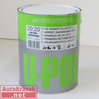 S2020 UHS Грунт наполнитель 3:1 серый 3л. S2020G/3, U-POL