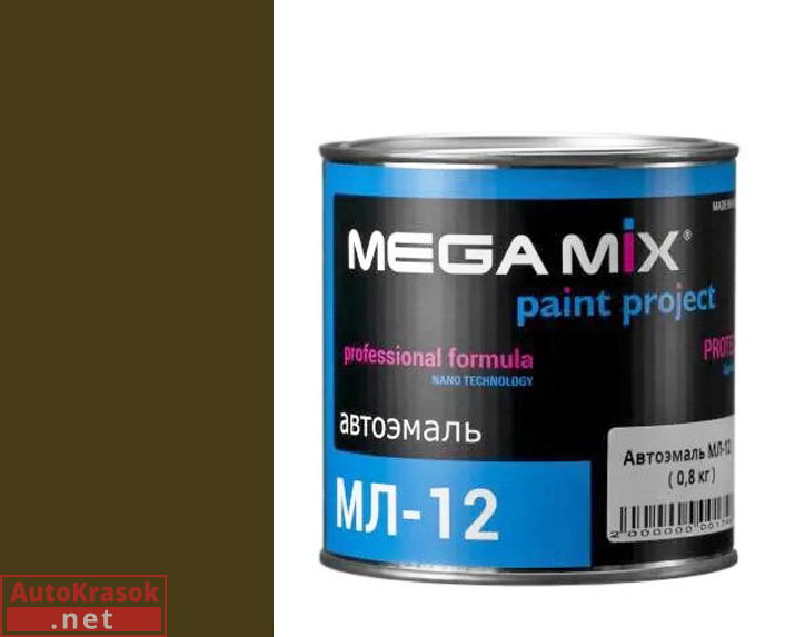 303 защитная, МЛ-12 автоэмаль, 0,80 кг, , MegaMix