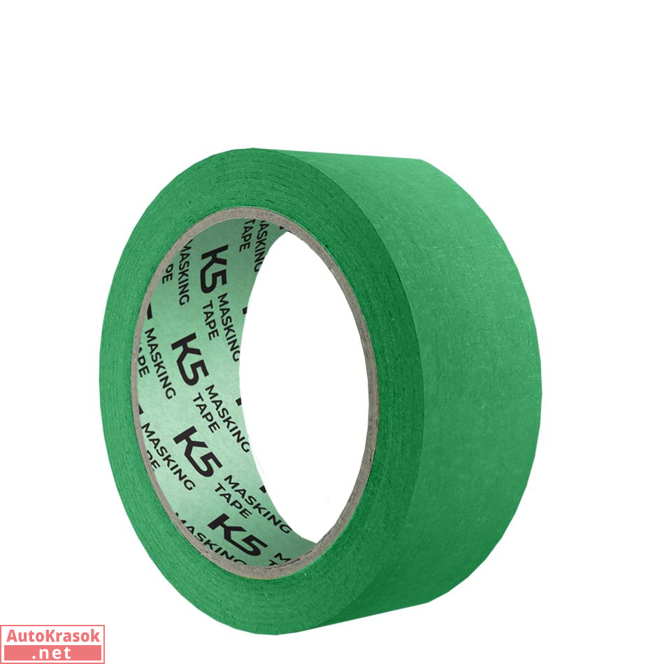 Маскирующая скотч-лента (до 110°C), зеленая, 38 мм x 40 м, 09ЗЛ038, K5