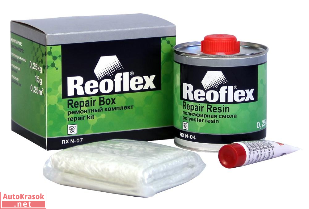 Комплект для ремонта Repair Box (Repair Kit), 0,25 кг, RX N-07, REOFLEX