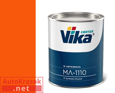 Краска апельсин КАМАЗ, меламиноалкидная МЛ-1110, 0,8 кг,  VIKA