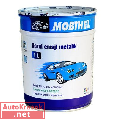 Краска 453 капри, Автоэмаль Мобихел металлик, уп. 1 л (шт.),  MOBIHEL