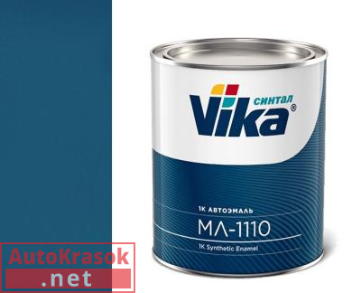 Краска 1115 синяя, меламиноалкидная МЛ-1110, 0,8 кг,  VIKA