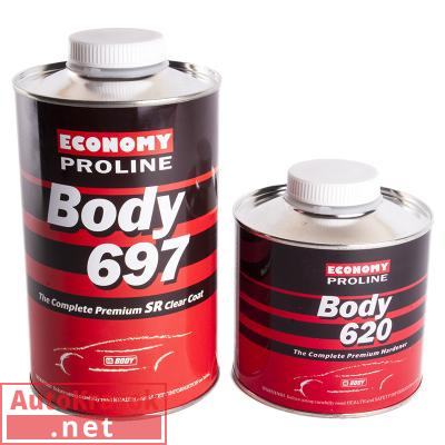 Лак 697 HS SR PROLINE c отвердителем 620 Боди, 1+0,5 л, 6970000001, Body HB