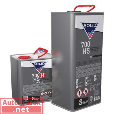 Лак акрил-уретановый SOLID 700 HS, 5+2,5 л (комплект), 320.7500, SOLID