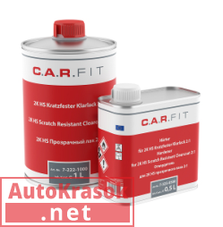 Car Fit Лак HS комплект, 1+0,5л, 7-222-1500, C.A.R.FIT