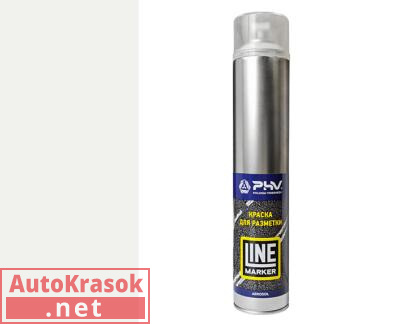 Краска Краска для разметки, PHV line Marker, RAL9016 Белый, аэрозоль, 1000 мл, PHV-A07816 DETOP