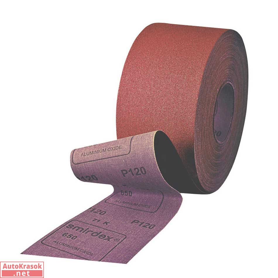 Р 36 Абразивная ткань в рулонах SMIRDEX 650 J Cloth, 116ммх25м, SMIRDEX