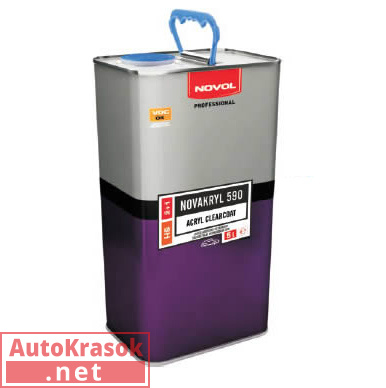 Лак NOVAKRYL 590 HS 2+1 Новол, 5 л без отвердителя, 38093, Novol