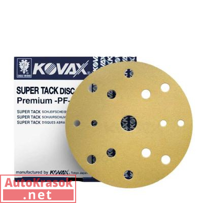 Шлифовальный круг Premium New 152 mm P180 15 отв, 5680180, Kovax